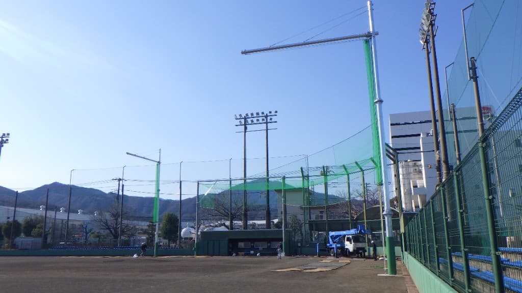 野球場防球ネット